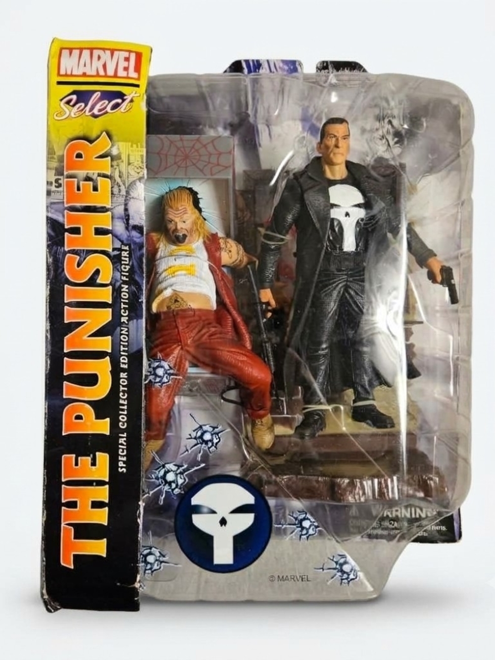 Marvel Select The Punisher Action Figure Pinball Diorama Diamond Select Toys